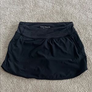 Outdoor voices black skort size medium Hudson skort skirt with shorts workout